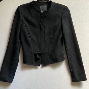 A Moveable Feast Aritzia zip up cropped blazer jacket Sz 4